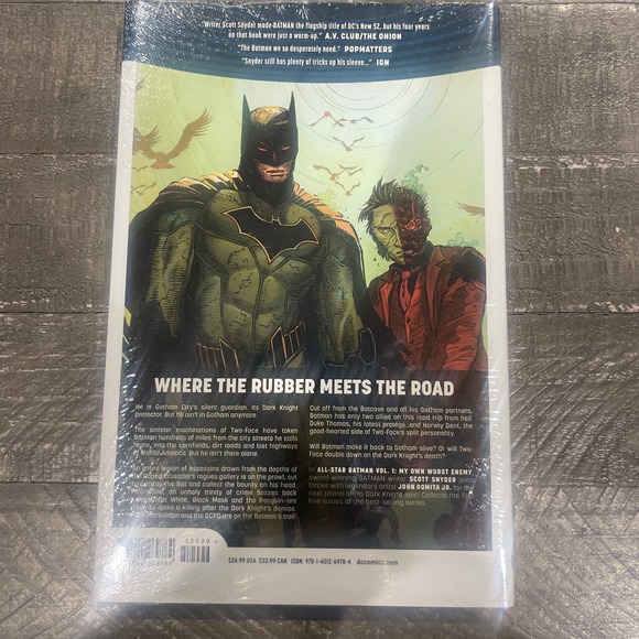 DC Universe Rebirth - ALL-STAR BATMAN - MY OWN WORST ENEMY  - Vol.1 NWT Sealed - Picture 2 of 2